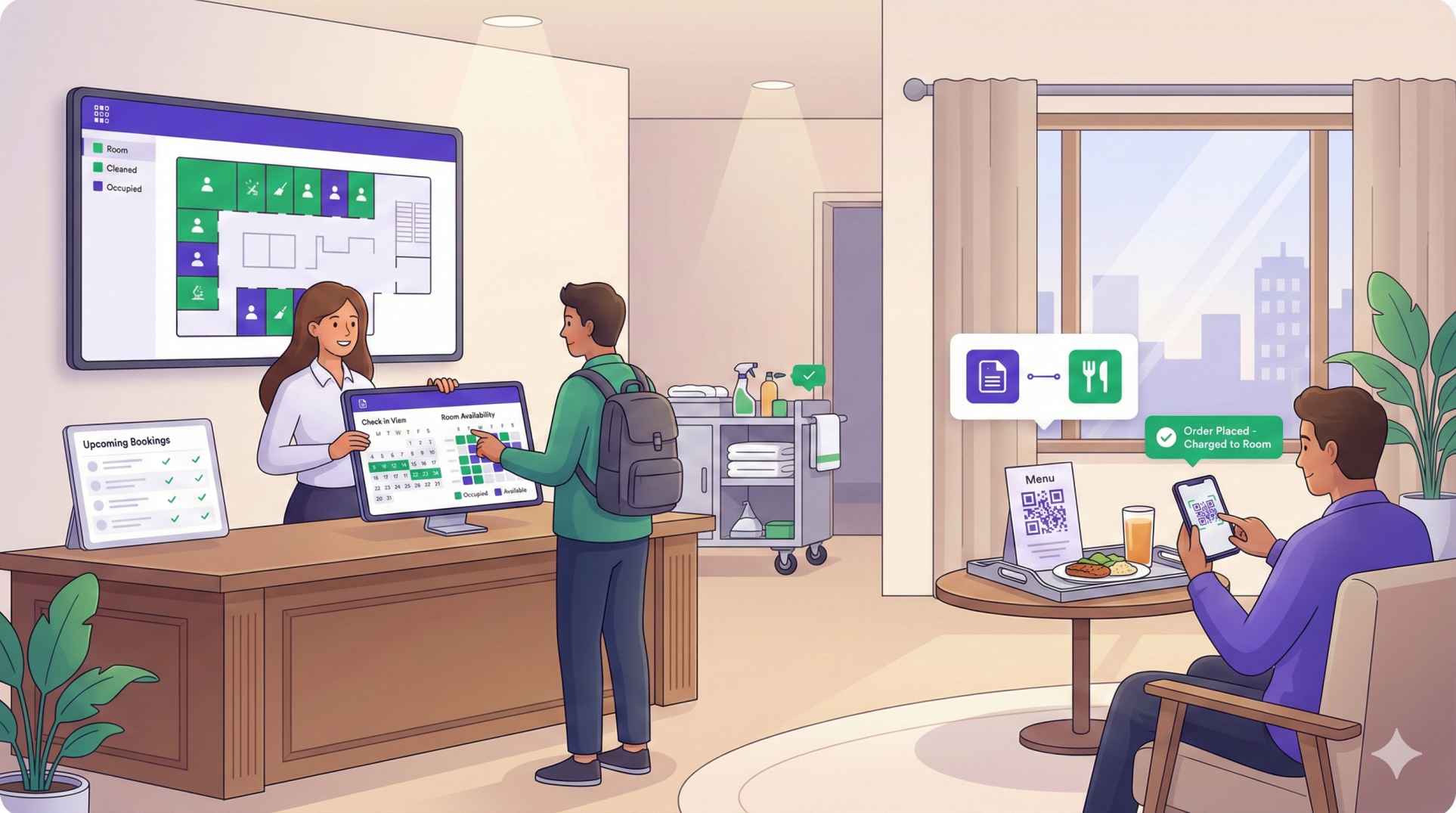 Hotel PMS Dashboard